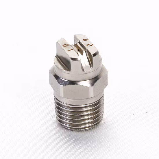 304ss 1/4 Car Washing 65, 110 Degree Vee Jet Flat Fan Spray Nozzle