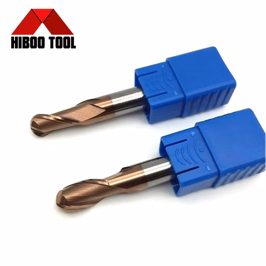Hiboo HRC58 Cheap Carbide Ball Milling Cutter for CNC Machine