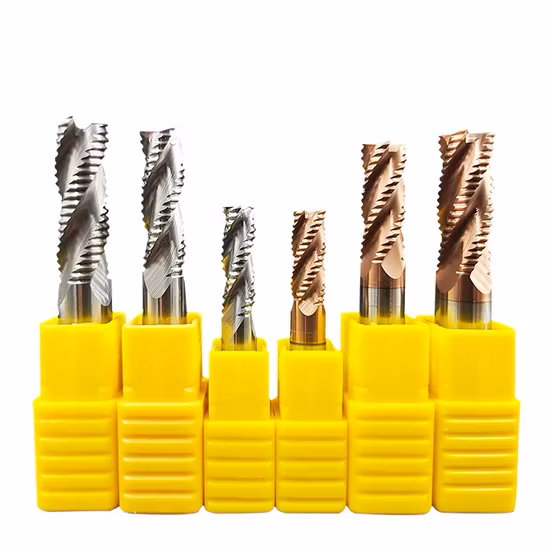 HRC55 2/4flutes Solid Carbide Roughing Machine Cutting Tool