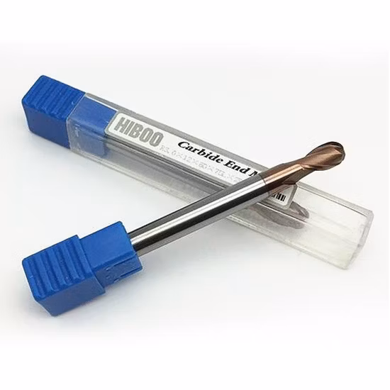 Hiboo HRC58 Cheap Carbide Ball Milling Cutter for CNC Machine