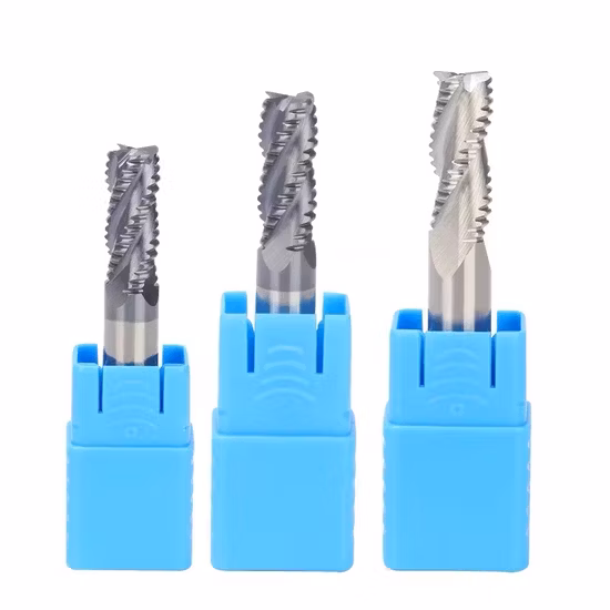 HRC55 2/4flutes Solid Carbide Roughing Machine Cutting Tool