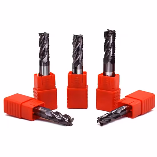 HRC55 2/4flutes Solid Carbide Roughing Machine Cutting Tool
