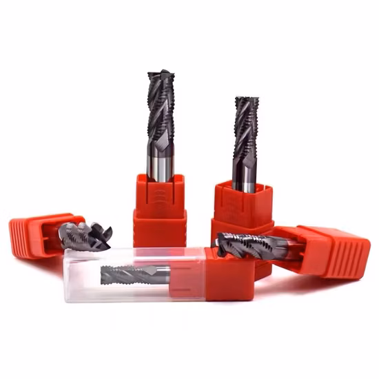 HRC55 2/4flutes Solid Carbide Roughing Machine Cutting Tool
